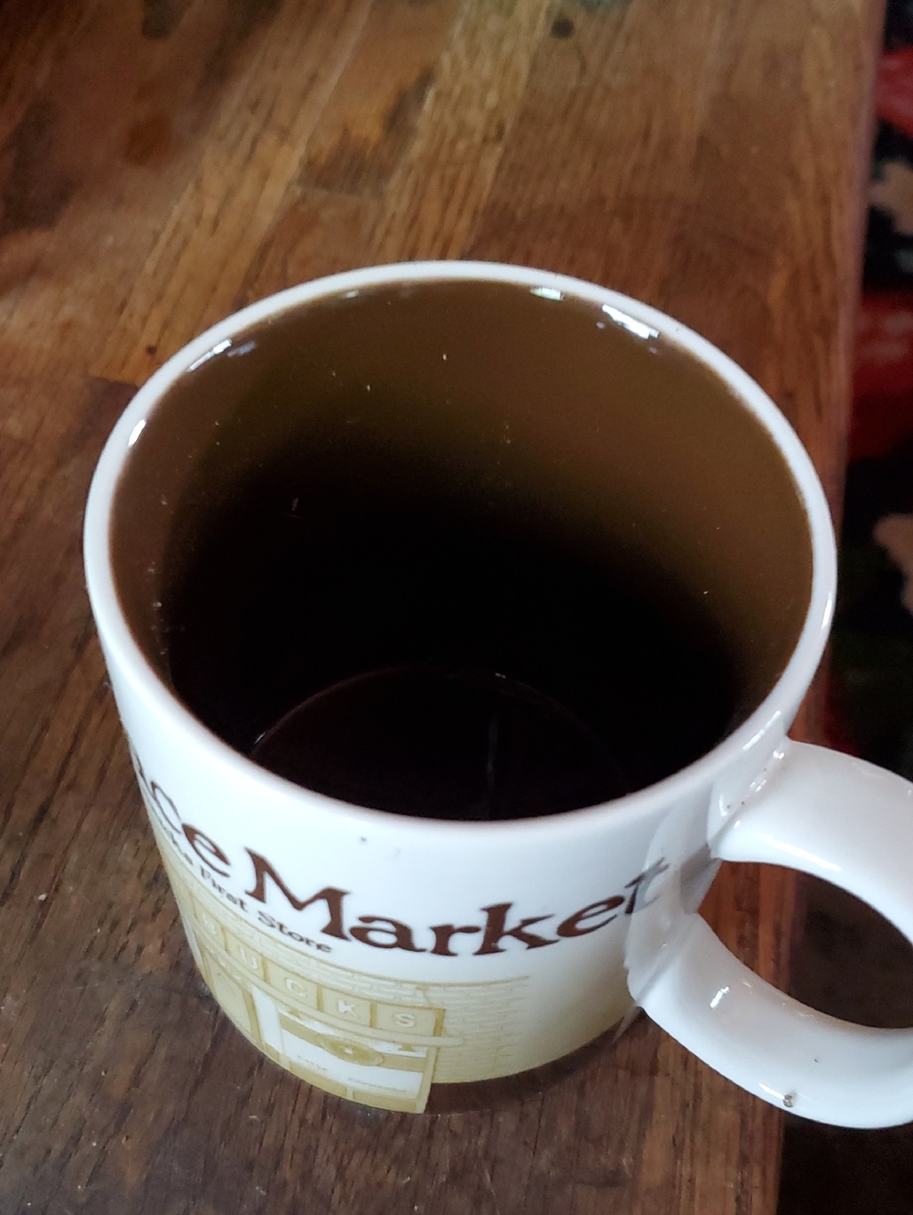 Starbucks Ceramic Mug in Cream with Melusine the Siren Emblem and Pike Place Mar - Picture 10 of 12